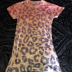 Cruel girl cheetah print shirt